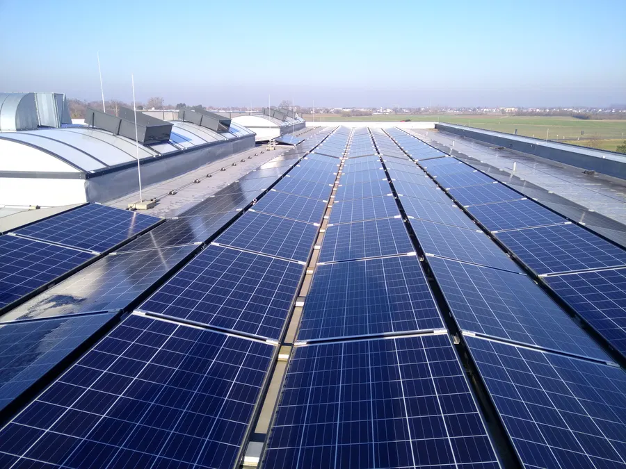 Photovoltaikanlage aus einem echten BEST-Projekt